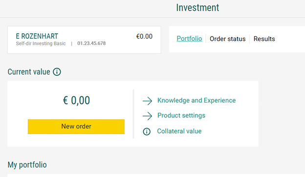 Self Directed Investing - Placing an order via Internet Banking