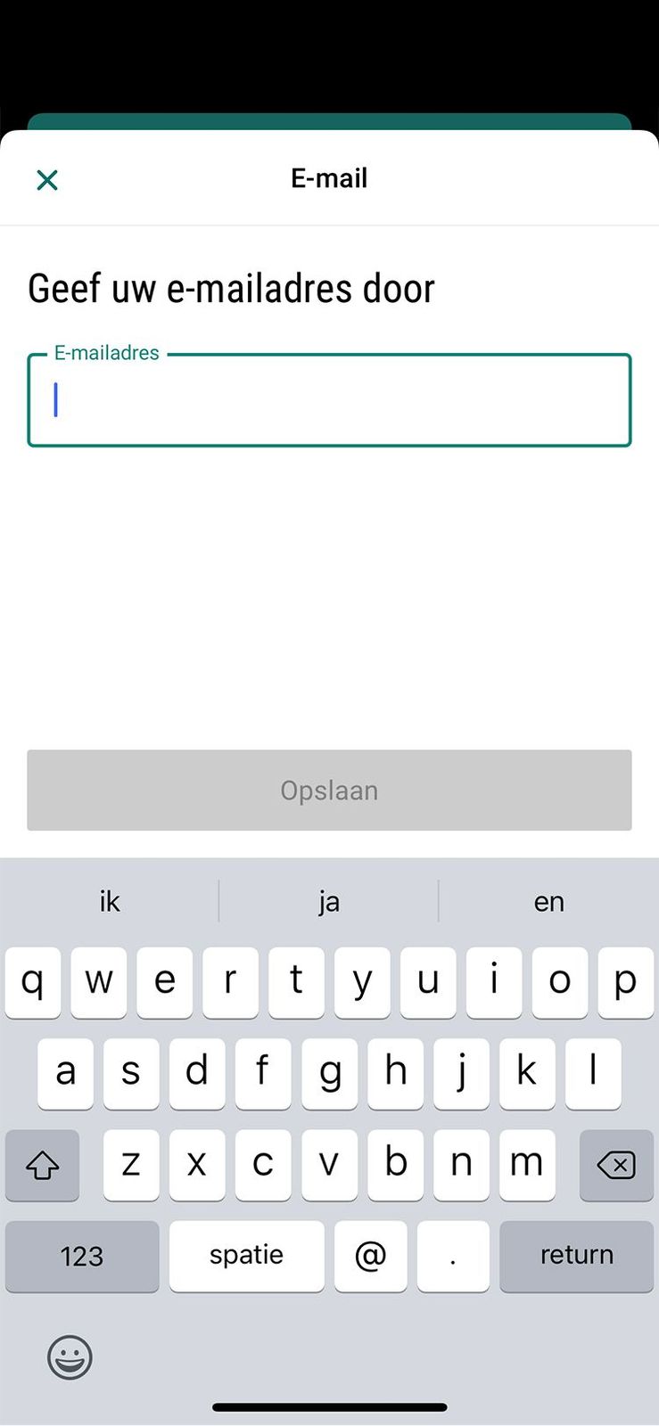 Overzicht van abonnementen in de grip app